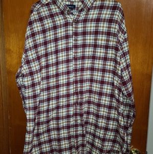 Mens Long Sleeve Flannel